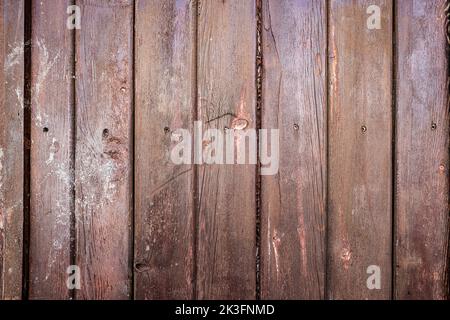 Bois naturel peint en brun avec grains pour le fond et la texture. Photo de haute qualité Banque D'Images