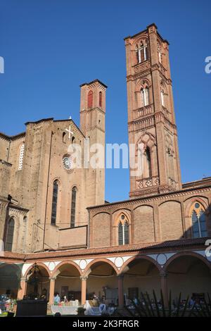 Basilique San Francesco Bologna Italie Banque D'Images