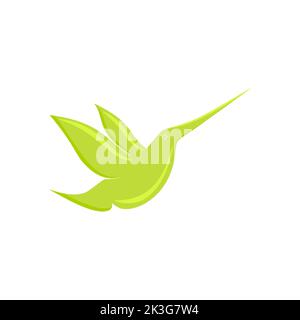 ECO logo calibri nature sauver oiseau faune plate. Sauver la faune la planète des ressources naturelles. Seul composant naturel qualité marque veganisme non testé animal simple vert marques badge magasin ferme Illustration de Vecteur