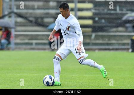 Castel Di Sangro, Abruzzes. 26th septembre 2022. Hijiri Kato du Japon pendant le match amical U21 Italie-Japon Teofilo Patini stade à Castel di Sangro, Italie, 26 septembre 2022 Fotografo01 crédit: Agence de photo indépendante/Alamy Live News Banque D'Images