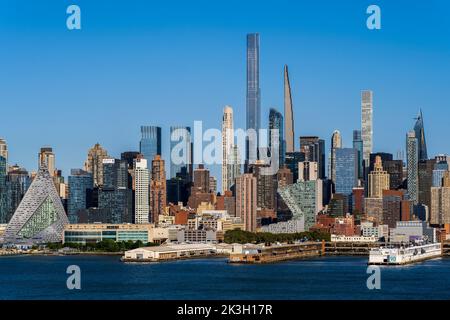 Midtown Manhattan Skyline, New York, États-Unis Banque D'Images