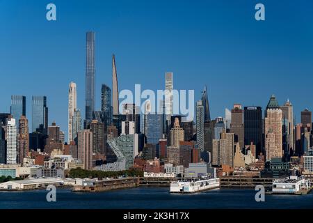 Midtown Manhattan Skyline, New York, États-Unis Banque D'Images