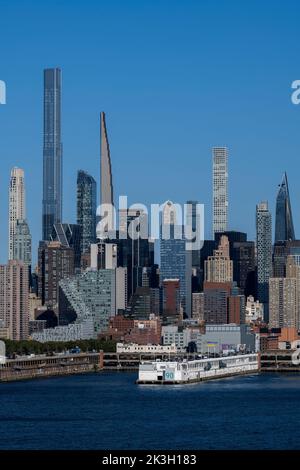 Midtown Manhattan Skyline, New York, États-Unis Banque D'Images