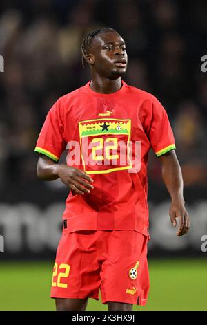 LE HAVRE - Kamaldeen Sulemana du Ghana pendant l'International friendly entre le Brésil et le Ghana à Stade Oceane sur 23 septembre 2022 au Havre, France. ANP | hauteur néerlandaise | Gerrit van Keulen Banque D'Images