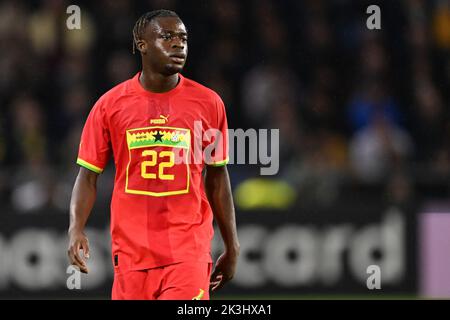 LE HAVRE - Kamaldeen Sulemana du Ghana pendant l'International friendly entre le Brésil et le Ghana à Stade Oceane sur 23 septembre 2022 au Havre, France. ANP | hauteur néerlandaise | Gerrit van Keulen Banque D'Images