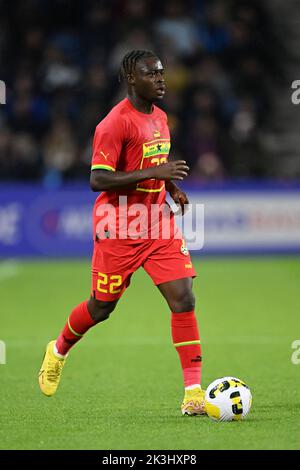 LE HAVRE - Kamaldeen Sulemana du Ghana pendant l'International friendly entre le Brésil et le Ghana à Stade Oceane sur 23 septembre 2022 au Havre, France. ANP | hauteur néerlandaise | Gerrit van Keulen Banque D'Images