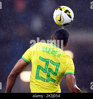 LE HAVRE - Bremer du Brésil pendant le match international amical entre le Brésil et le Ghana au Stade Oceane sur 23 septembre 2022 au Havre, France. ANP | hauteur néerlandaise | Gerrit van Keulen Banque D'Images