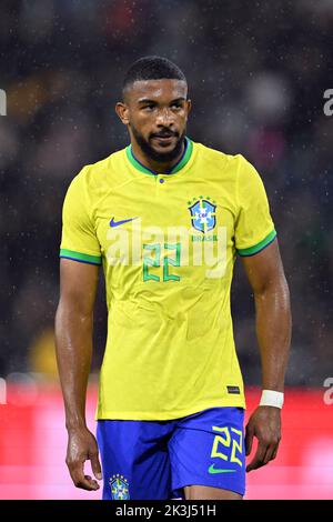 LE HAVRE - Bremer du Brésil pendant le match international amical entre le Brésil et le Ghana au Stade Oceane sur 23 septembre 2022 au Havre, France. ANP | hauteur néerlandaise | Gerrit van Keulen Banque D'Images