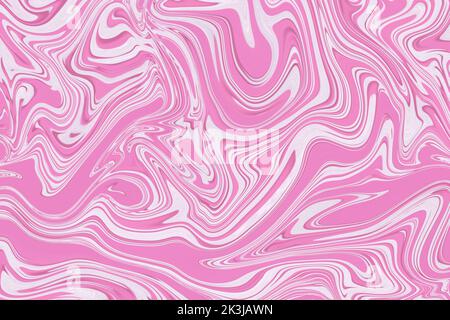 Abstraction sans couture avec effet de marbre, texture abstraite rose, motif de marbrures aquarelle. Arrière-plan coloré de peinture liquide. Bon pour le tissu, cadeau W Banque D'Images