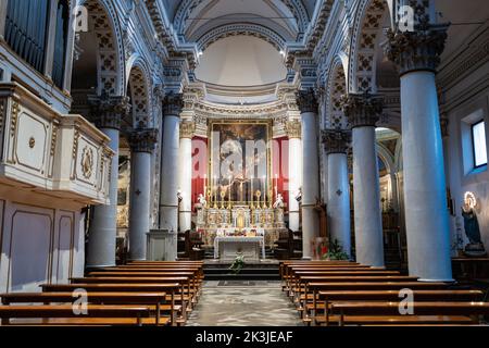 Ragusa, chiesa Anime sante del Purgatorio Banque D'Images