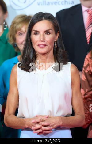 Madrid, Espagne. 27th septembre 2022. LA REINE LETIZIA d'Espagne assiste à la cérémonie de clôture de l'appel à projets sociaux 14th 'euros de votre chèque de paye' au cercle des Beaux-Arts de Madrid, Espagne. (Image du crédit: © Jack Abuin/ZUMA Press Wire) Banque D'Images