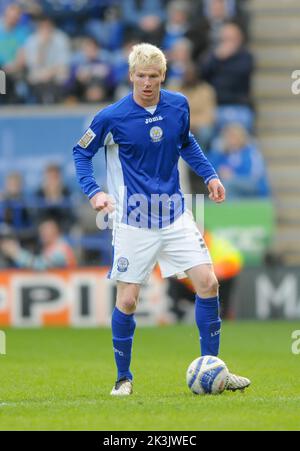 RYAN MCGIVERN, VILLE DE LEICESTER Banque D'Images