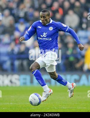 Leicester City Lloyd Dyer Banque D'Images