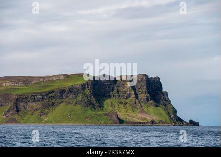 2022 septembre : île de Canna, Hébrides intérieures, Écosse Compass Hill Banque D'Images