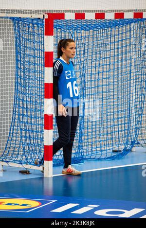Cleopatre Darleux de France pendant la formation de l'équipe française de handball sur 27 septembre 2022 à la Maison du Handball à Créteil, France - photo: Antoine Massinon/DPPI/LiveMedia Banque D'Images