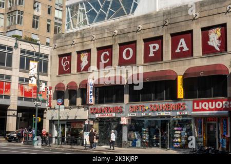 The Copacabana Night Club emplacement précédent, Times Square, 2022, NYC, Etats-Unis Banque D'Images