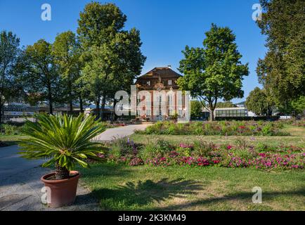 Palais Rococo dans le parc municipal de Schwäbisch Gmünd. Bade-Wurtemberg, Allemagne, Europe Banque D'Images