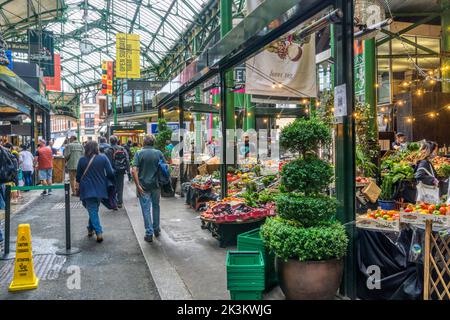 Quartier Market, Southwark, Londres. Banque D'Images