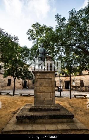 Monument à Andrés de Vandelvira, Úbeda, Jaén Banque D'Images