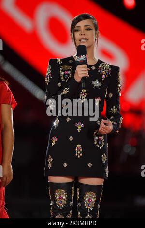 Sofia Carson au Global Citizen Festival 2022 à Central Park sur 24 septembre 2022 à New York. Banque D'Images