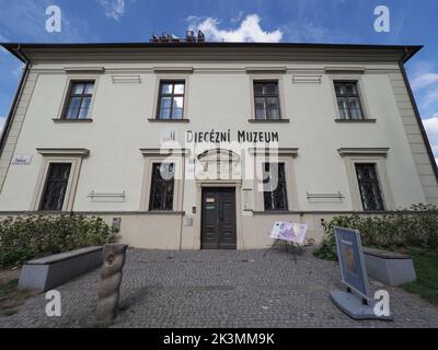 Diecezni muzeum translation Diocesan museum in Brno, Czech Republic Stock Photo