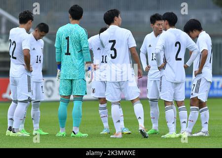 26th septembre 2022; Stadio Teofilo Patini, Castel di Sangro Italie; friendly match U21 2022 football, Italie contre Japon; joueur japonais Banque D'Images