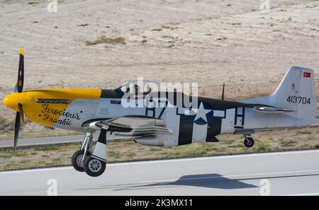 North American P-51 MUSTANG ferocious Frankie Display SHG AIRSHOW 2022 Banque D'Images