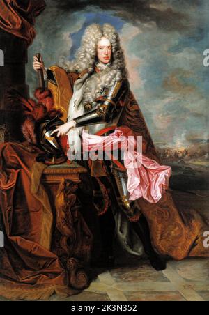 Joseph Ier (1678 – 1711) Empereur Saint-Romain et dirigeant de la monarchie autrichienne des Habsbourg de 1705 à sa mort en 1711. Banque D'Images