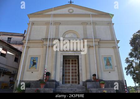 Camerota - Facciata della Chiesa di Santa Maria delle Grazie Banque D'Images