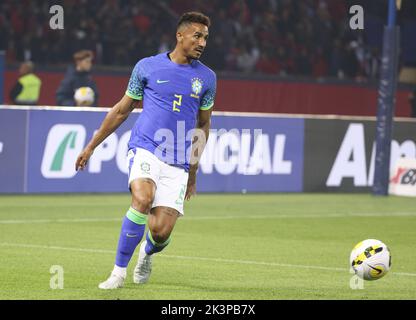 Paris, France - 27 septembre 2022, Danilo Luiz da Silva du Brésil pendant le match international de football, match de football entre le Brésil et la Tunisie sur 27 septembre 2022 au stade du Parc des Princes à Paris, France - photo: Jean Catuffe/DPPI/LiveMedia Banque D'Images