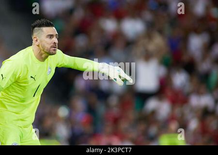 Séville, Espagne - 27 septembre 2022, Antony Silva du Paraguay pendant le match international de football amical entre le Paraguay et le Maroc sur 27 septembre 2022 au stade de Benito Villamarin à Séville, Espagne - photo: Joaquin Corchero/DPPI/LiveMedia Banque D'Images