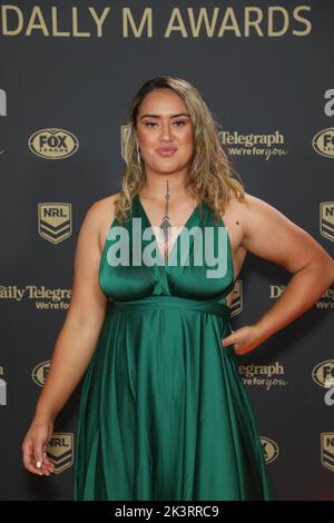 Sydney, Australie. 28th septembre 2022. TBC arrive sur le tapis rouge à la nuit de NRL, le prix Dally M à l'hippodrome de Randwick. Credit: Richard Milnes/Alamy Live News Banque D'Images