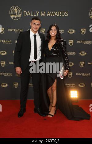 Sydney, Australie. 28th septembre 2022. TBC arrive sur le tapis rouge à la nuit de NRL, le prix Dally M à l'hippodrome de Randwick. Credit: Richard Milnes/Alamy Live News Banque D'Images