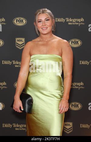 Sydney, Australie. 28th septembre 2022. TBC arrive sur le tapis rouge à la nuit de NRL, le prix Dally M à l'hippodrome de Randwick. Credit: Richard Milnes/Alamy Live News Banque D'Images