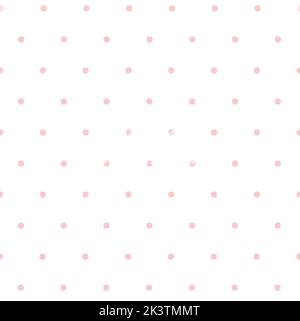 motif à pois rose sans couture. fond d'écran fond clair dans des pois roses Banque D'Images