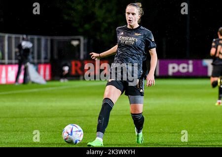 DUIVENDRECHT, PAYS-BAS - SEPTEMBRE 28 : Vivianne Miedema d'Arsenal lors du match de qualification de la Ligue des champions de l'UEFA entre Ajax Amsterdam et le FC Arsenal à de Toekomst sur 28 septembre 2022 à Duivendrecht, pays-Bas (photo de Jan Mulder/Orange Pictures) Banque D'Images