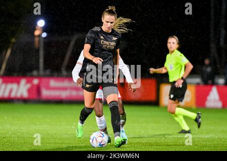 DUIVENDRECHT, PAYS-BAS - SEPTEMBRE 28 : Vivianne Miedema d'Arsenal lors du match de qualification de la Ligue des champions de l'UEFA entre Ajax Amsterdam et le FC Arsenal à de Toekomst sur 28 septembre 2022 à Duivendrecht, pays-Bas (photo de Jan Mulder/Orange Pictures) Banque D'Images