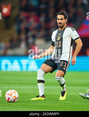 Ilkay Gündogan, DFB 21 dans la Ligue des Nations de l'UEFA 2022 Match ANGLETERRE - ALLEMAGNE 3-3 dans la saison 2022/2023 le 26 septembre 2022 à Londres, Grande-Bretagne. © Peter Schatz / Alamy Live News Banque D'Images