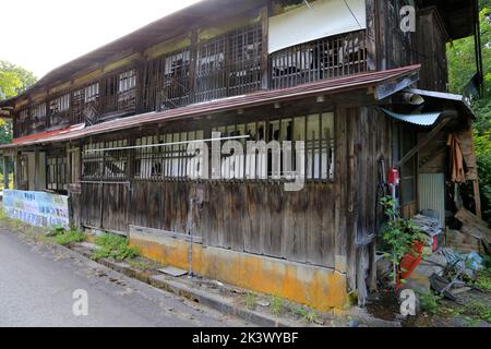 Maison abandonnée à Fukushima Japon Banque D'Images