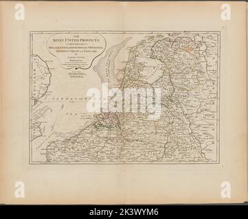 Les sept provinces unies comprenant les pays-Bas, la Frise, Groningen, Owerissel, Gelders, Utrecht et Zeeland 1787. Dunn, Samuel, d. 1794. Cartographie. Cartes. Lionel Pincus et Princess Firyal Map Division. Atlas, Grande-Bretagne, Géographie, pays-Bas Banque D'Images