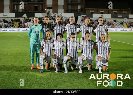 Turin, Italie. 28th septembre 2022. Juventus Women lors de la Ligue des champions de l'UEFA pour les femmes, partie préliminaire, deuxième match entre Juventus Women et Hb Koge, le 28 septembre 2022 au stade Moccagatta d'Alessandria, en Italie. Photo Nderim Kaceli crédit: Live Media Publishing Group/Alay Live News Banque D'Images