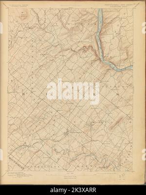 Doylestown, relevé de 1887-8, éd. de 1891, repr. 1905. 1899 - 1926. Cartographie. Atlas, cartes. Lionel Pincus et Princess Firyal Map Division. New Jersey , cartes Banque D'Images