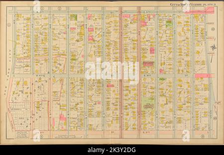Mount Vernon, plaque à double page no 3 carte délimitée par W. 3rd St., E. 3rd St., Union Ave., E. 5th St., W. 5th St., S. 11th Ave. Cartographie. Atlas, cartes. 1908. Lionel Pincus et Princess Firyal Map Division. Immobilier , New York (État) , Mount Vernon, Mount Vernon (Westchester County, N.Y.), immobilier , New York (État) , Pelham, Pelham (N.Y.) Banque D'Images