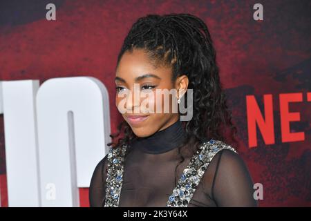 Jessica Williamsassiste à la première « Entergalactic » de Netflix à New York au Paris Theatre on 28 septembre 2022 à New York. Banque D'Images