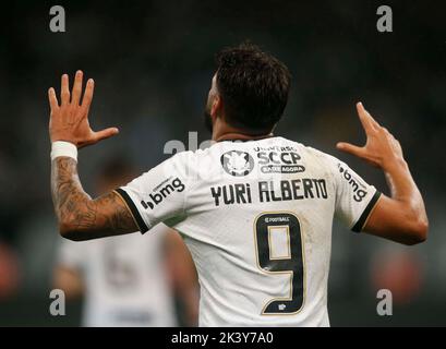 Sao Paulo, Brésil. 28th septembre 2022. Pendant un match entre Corinthiens et Atletico allez à la Neo Quimica Arena à Sao Paulo, Brésil, Brésil, photo: fernando roberto/SPP (Fernando Roberto/SPP) crédit: SPP Sport Press photo. /Alamy Live News Banque D'Images