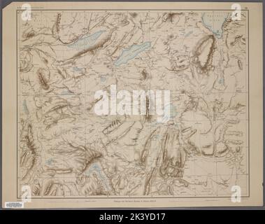 Fiche 12. 1 : 250 000. Cartographie. Cartes. 1890 - 1892. Lionel Pincus et Princess Firyal Map Division. Turquie, Turquie Banque D'Images