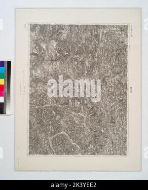 Weyer. Cartographie. Cartes, cartes topographiques. 1894. Lionel Pincus et Princess Firyal Map Division Banque D'Images