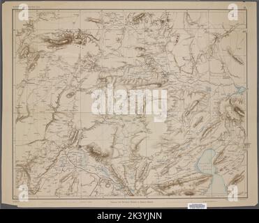 Fiche 9. 1 : 250 000. Cartographie. Cartes. 1890 - 1892. Lionel Pincus et Princess Firyal Map Division. Turquie, Turquie Banque D'Images