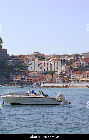 Parga, Grèce, lundi 12 septembre 2022 marcher sur la ville explorer les temps impression de fond Banque D'Images