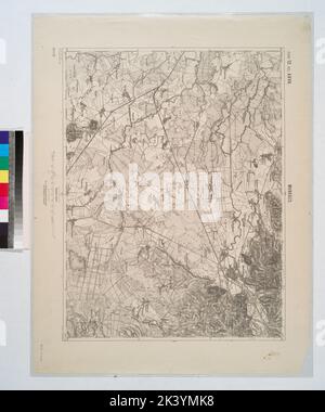Munkacs. Cartographie. Cartes, cartes topographiques. 1894. Lionel Pincus et Princess Firyal Map Division Banque D'Images